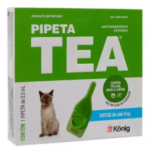TEA PIPETA GATOS ATÉ 4KG UN