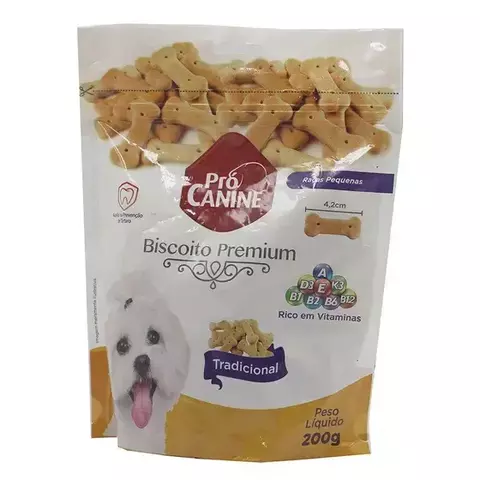 BISCOITO PREMIUM R/P 200G PRO CANINE