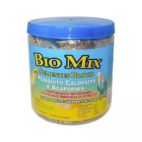 BIO MIX SEMENTE BLOCO COM MEL E GEMA DE OVO