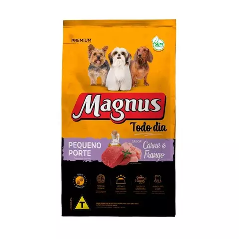 MAGNUS TODO DIA, P/P FRANGO COM CARNE 15KG , DOG