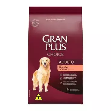 GRAN PLUS CHOICE FRANGO E CARNE 15KG