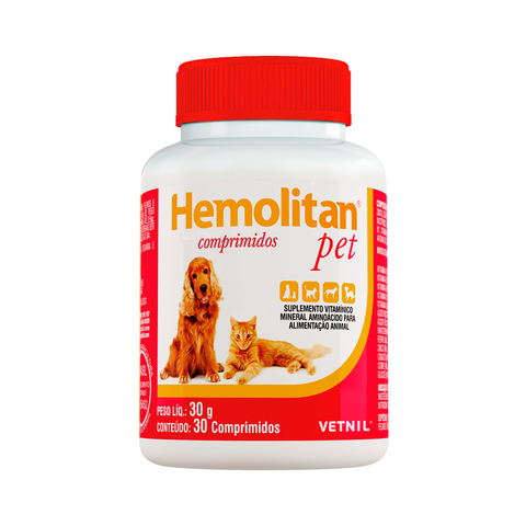 HEMOLITAN PET 30 COMPRIMIDOS