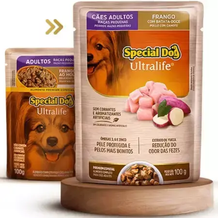 SACHE SPECIAL DOG ULTRALIFE AD FRANGO R/P 100G