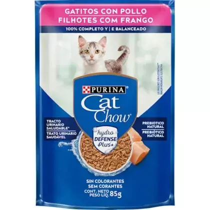 SACHE PURINA CAT CHOW FILHOTES FRANGO 85G