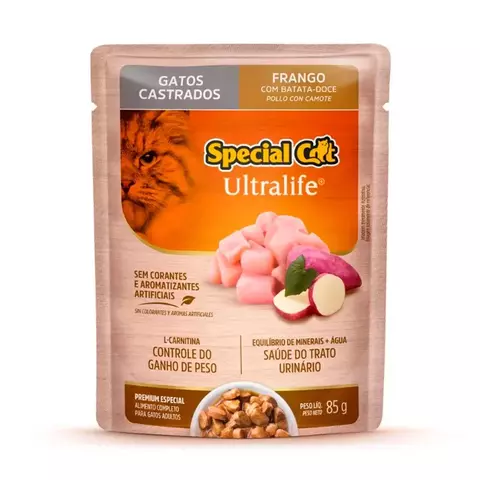 SACHE SPECIAL CAT FRANGO CASTRADO 85G