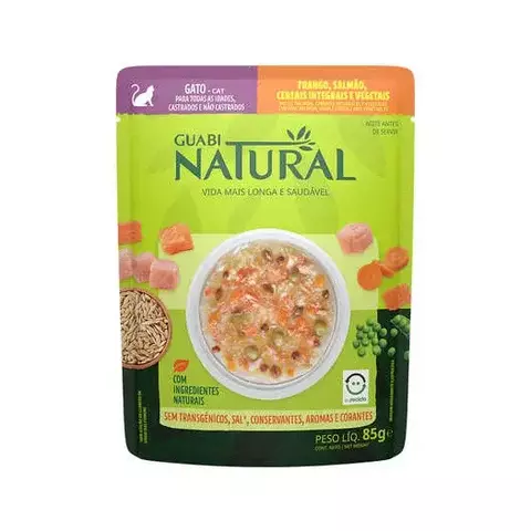 SACHE GUABI NATURAL CAT SABOR FRANGO 85g