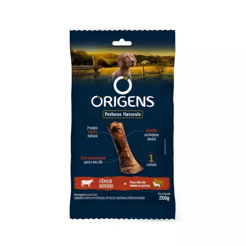 PETISCOS ,FEMUR BOVINO ORIGENS 180G DOG