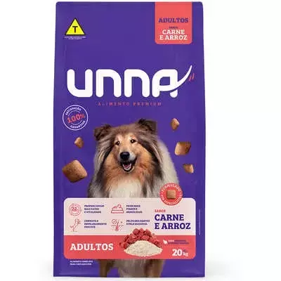 UNNA ADULTO CARNE E ARROZ 20KG