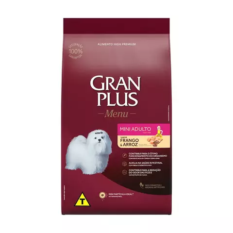 GRAN PLUS MINI AD FRANGO E ARROZ 10KG