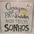 Plaquinha Decorativa 20x20 cm - comprar online