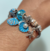 Pulseira Bracelete com Berloques Mar