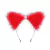 Kit Gatinha Red - Plug Anal /Tiara/ Gargantilha - 100Prelinda Loja Online