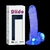 Dildo Realístico com LED Flexível 18,5x3,6cm - Transparente