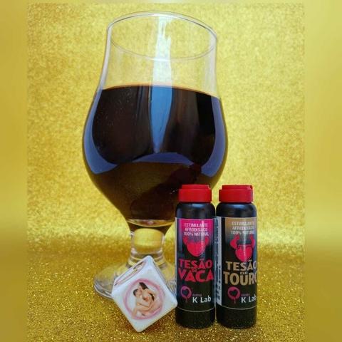 Kit Tesão de Touro/Vaca (2 dose única + dado) - comprar online