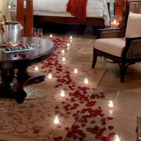 Kit Decoração Love Day - Velas e Petalas - comprar online