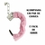Algema de metal com Pelucia