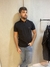 Camisa Gola Polo Zíper Preta - comprar online
