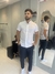 Camisa Gola Padre Tricoline Branca - comprar online