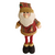 Peluches de Navidad con patas largas, incluyendo personajes como renos, gnomos y muñecos de nieve.