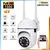 Ptz ip wifi cctv câmera de vigilância, câmera de segurança 1080p, com zoom 4