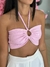 CROPPED TRICOT - Rosa Chiclete