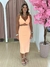 VESTIDO MIDI - Rosa Chiclete