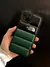 Funda Puffer estilo The North Face para iPhone – Verde & Negra - comprar online