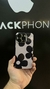 FUNDA LILA C/ FLORES NEGRA