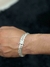 Pulseira elo duplo fecho gaveta 10mm - PRATA 925 na internet