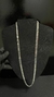 Corrente grumet 8mm 80cm - PRATA 925