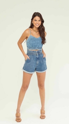 SHORTS JEANS PREGAS