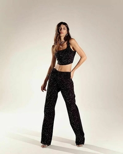 Calça Wide Leg Black Jeans