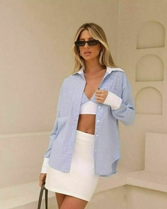 CAMISA COM TOP BICOLOR - comprar online