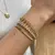 Pulseira Bolinhas Esferas Banhada a Ouro - comprar online