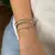 Bracelete Aro Liso Fino Banhado a Ródio Branco na internet