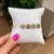 Pulseira Amor Em Placas Banhada a Ouro
