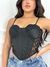 Corselet de Cetim com Alça - loja online