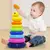 Montessori Baby Rolling Ball Tower Toy, Jogos Educativos para Bebês, Pista de E - comprar online