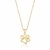 CORRENTE COM PINGENTE PATA PET BANHADO A OURO - comprar online