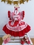 Imagem do Romper Junino Vermelho Xadrez Com Laço
