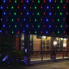 Malha de Luzes LED Impermeáveis para Natal e Ano Novo - CasaPopular