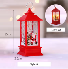 Lanterna de Luz Papai Noel e Boneco de Neve – Decoração de Natal para Casa - comprar online