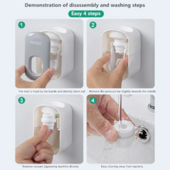 Dispensador Automático de Pasta de Dente - CasaPopular