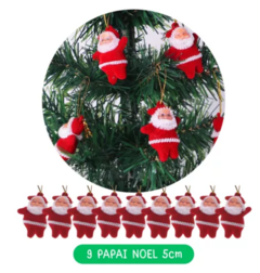 Kit com 56 Enfeites para Decoração de Árvore de Natal