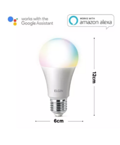 Lâmpada Led 10w Rgb Inteligente Wifi Smart Color - CasaPopular