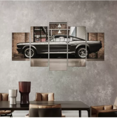 Quadro Decorativo Carro Ford Mustang Gt 500 Garage Hall Bar na internet