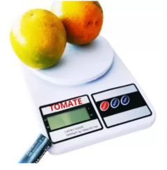 Balança de cozinha digital Tomate SF-400 pesa até 10kg branco - comprar online