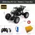 ZWN-Coche de Control remoto con luces Led para niños, vehículo todoterreno con