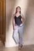 ME400-Body de Red Ultra Fit y Puntilla con aro forrado y broche - ALMENDRA LINGERIE