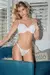 LD5248-Conjunto de push up y puntilla,tul y colaless